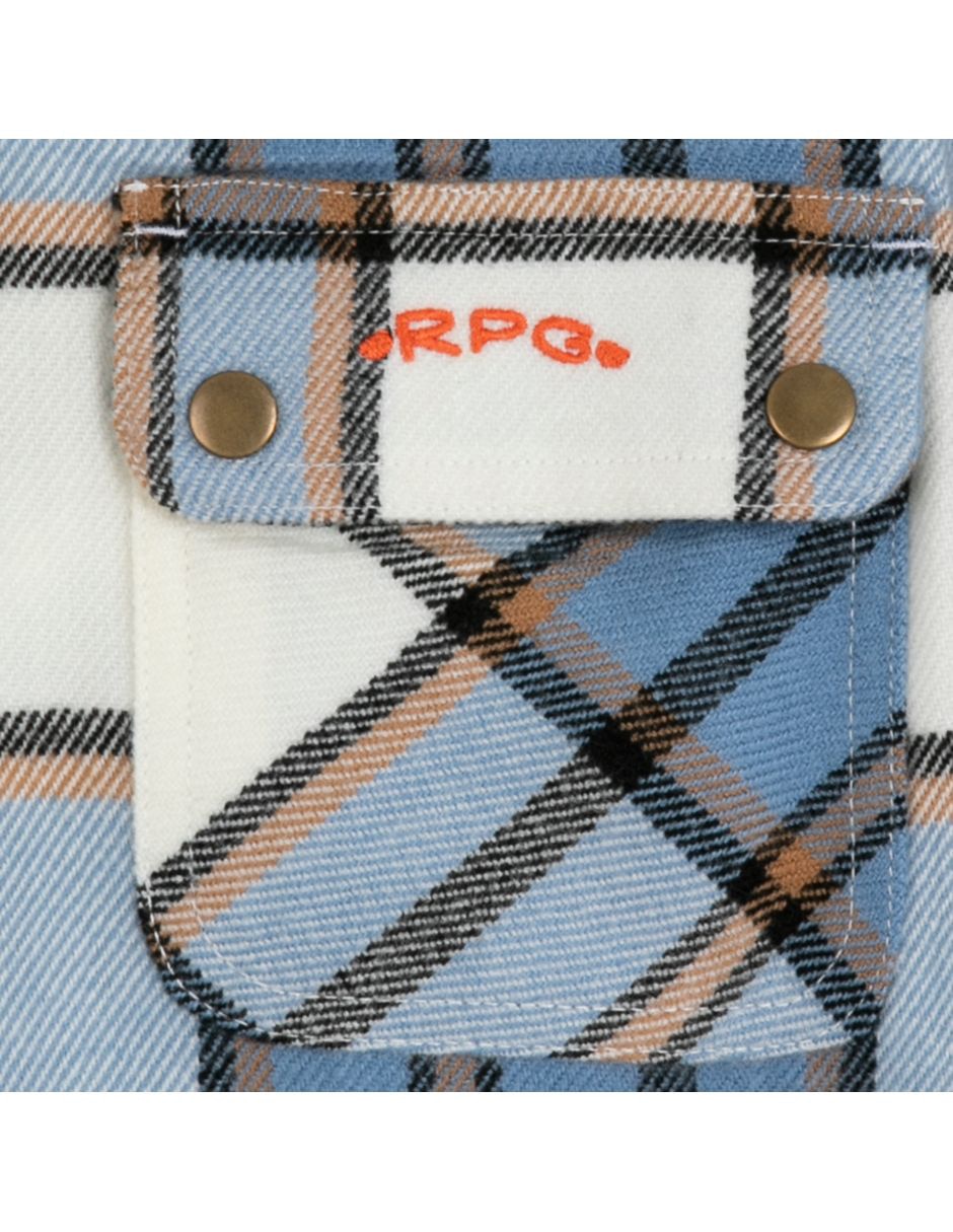 Camisa casual de algodón manga larga para niño