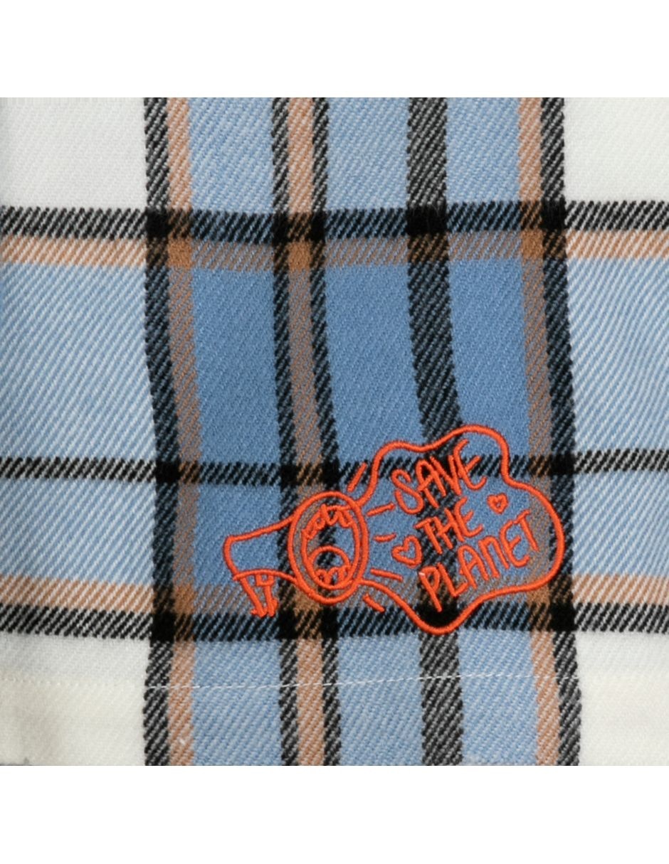 Camisa casual de algodón manga larga para niño