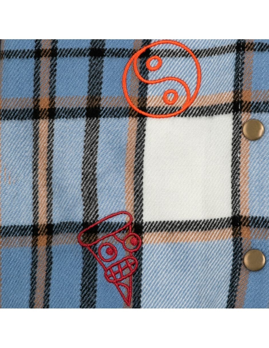 Camisa casual de algodón manga larga para niño 6