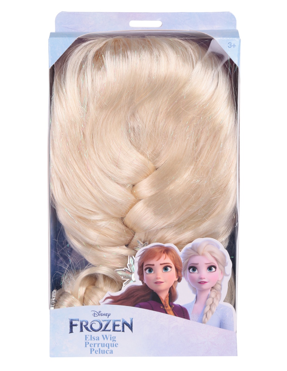 Peluca para disfraz de Elsa