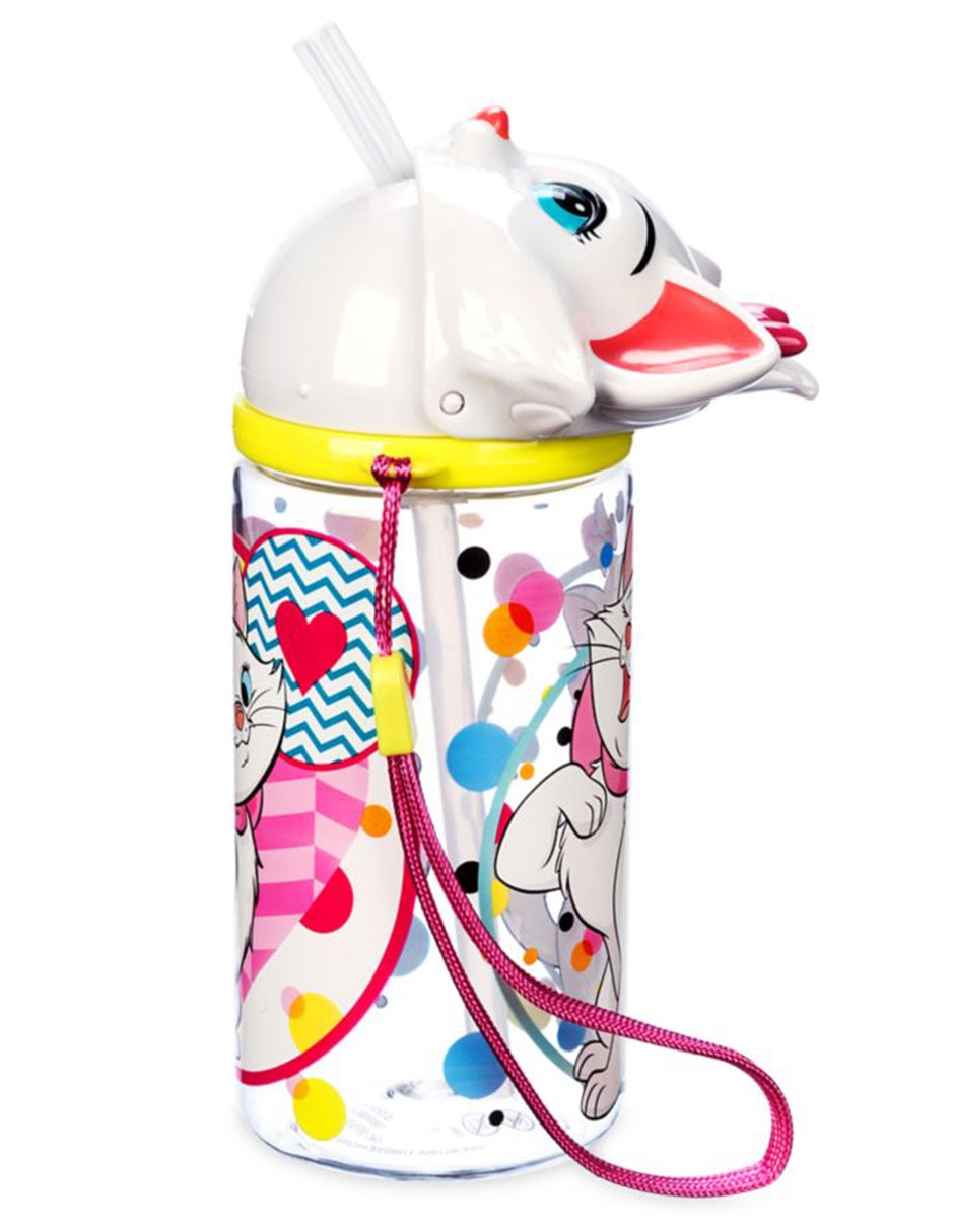 Botella de agua Disney marie para niña 5