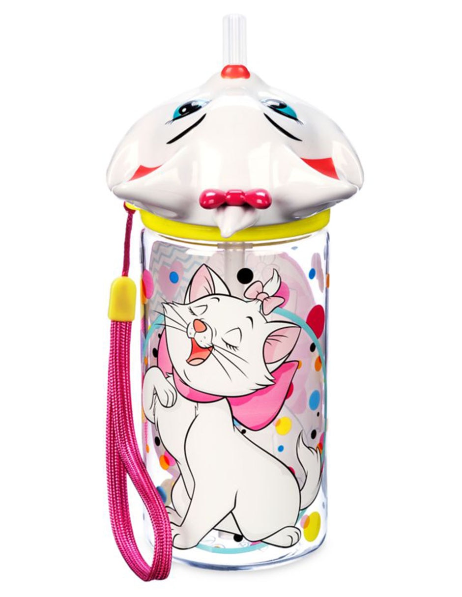 Botella de agua Disney marie para niña 7