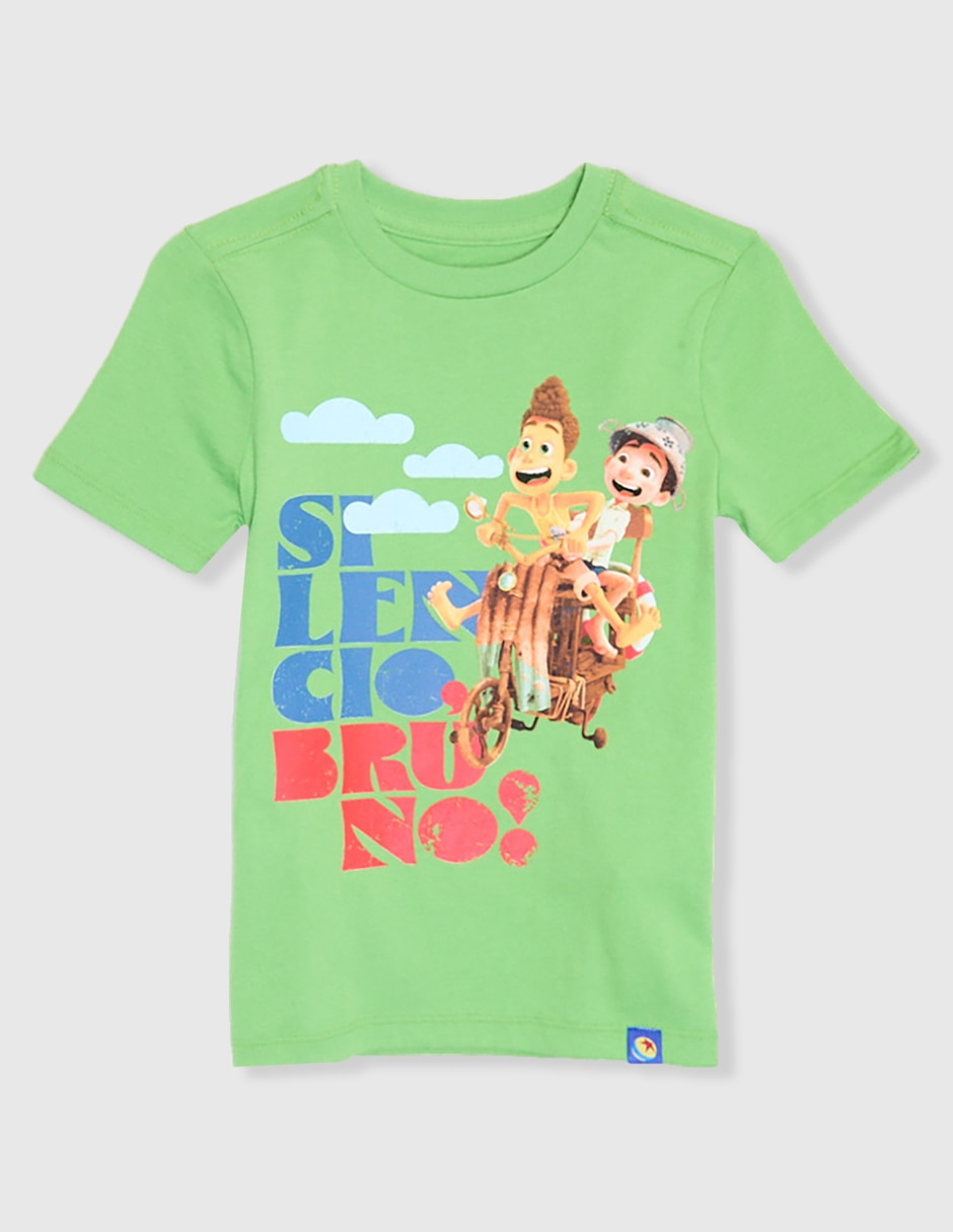 Playera Luca Luca Inf Mundopixar manga corta unisex