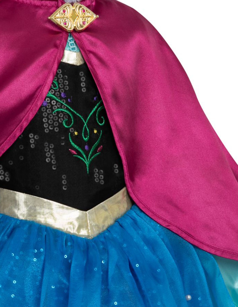 Disfraz Frozen De Princesa Anna Para Niña
