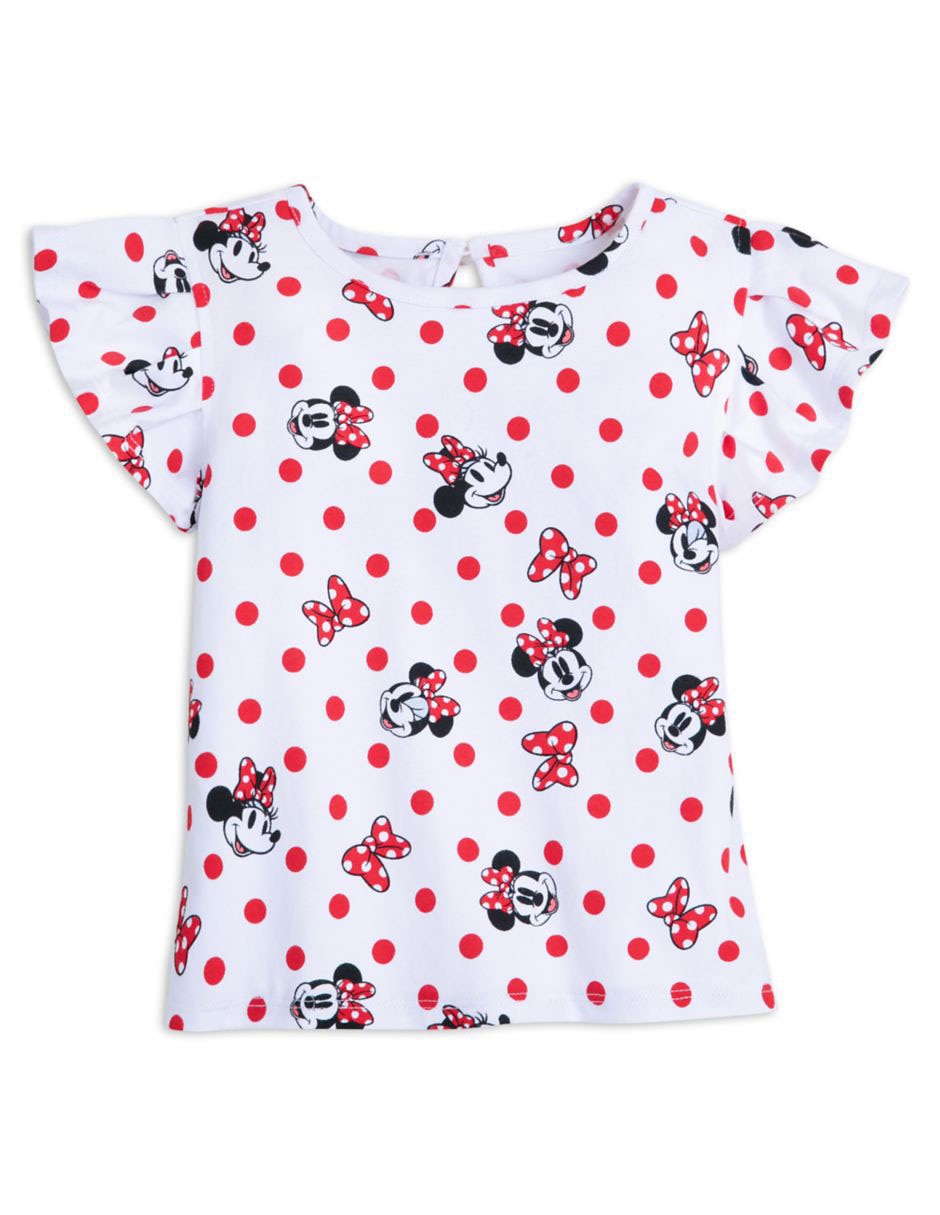 Playera Minnie Mouse manga corta para bebé niña Playera Minnie Mouse manga corta para bebé niña