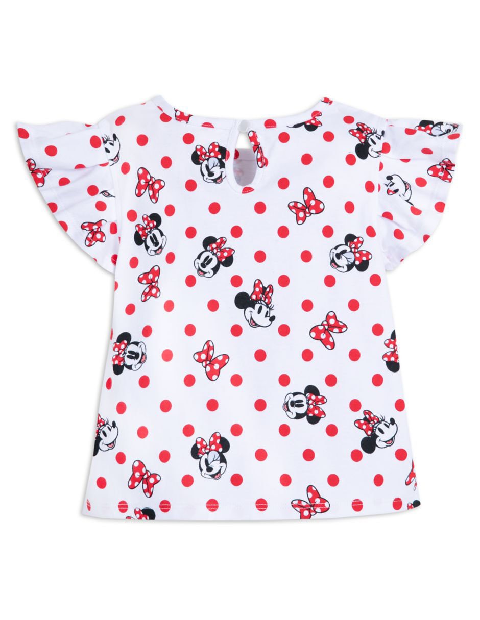 Playera Minnie Mouse manga corta para bebé niña 2