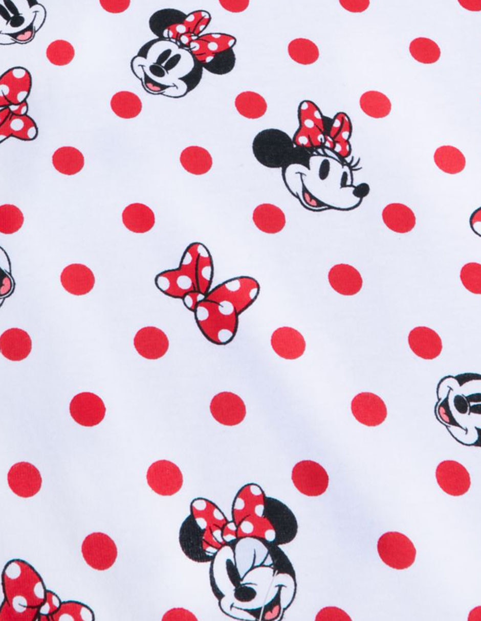 Playera Minnie Mouse manga corta para bebé niña 4