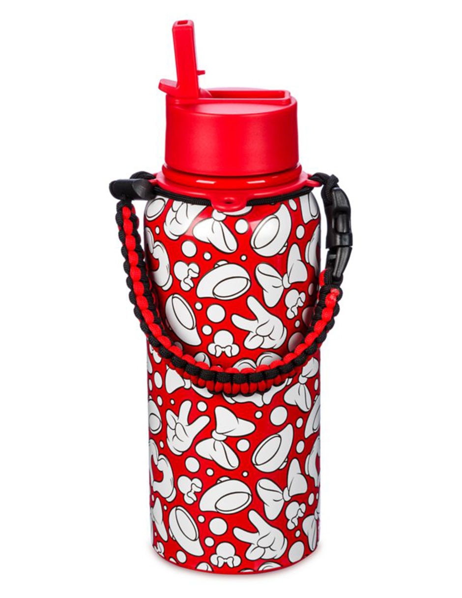 Botella de agua de acero inoxidable con tapa push pull 591 ml 4