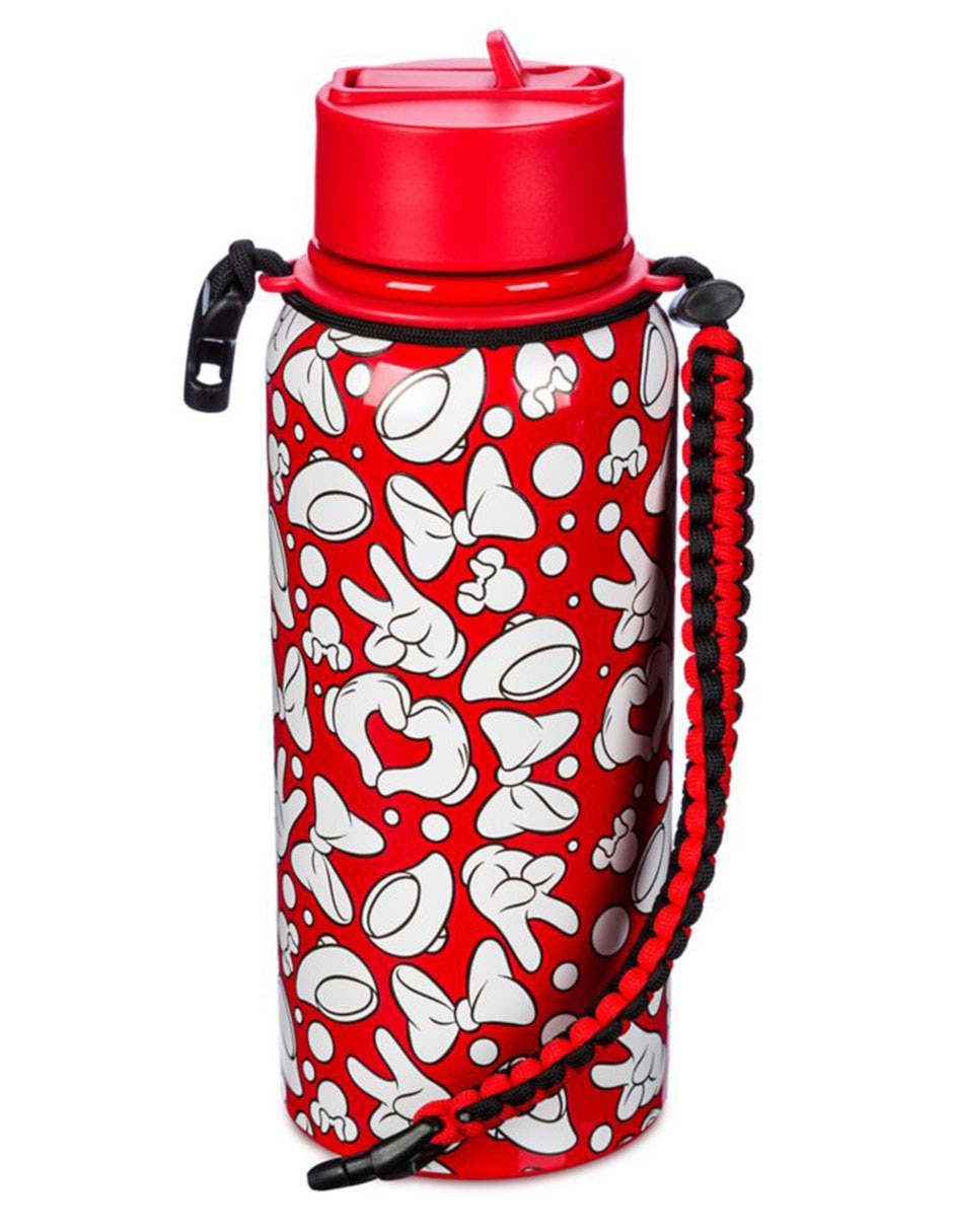 Botella de agua de acero inoxidable con tapa push pull 591 ml 5