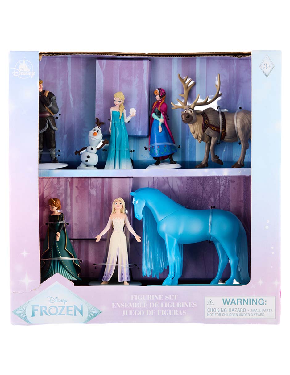 Set figuras Disney Kristoff, Olaf, Elsa, Anna, Sven, Reina Anna, Elsa La Reina De Nieve y Nokk