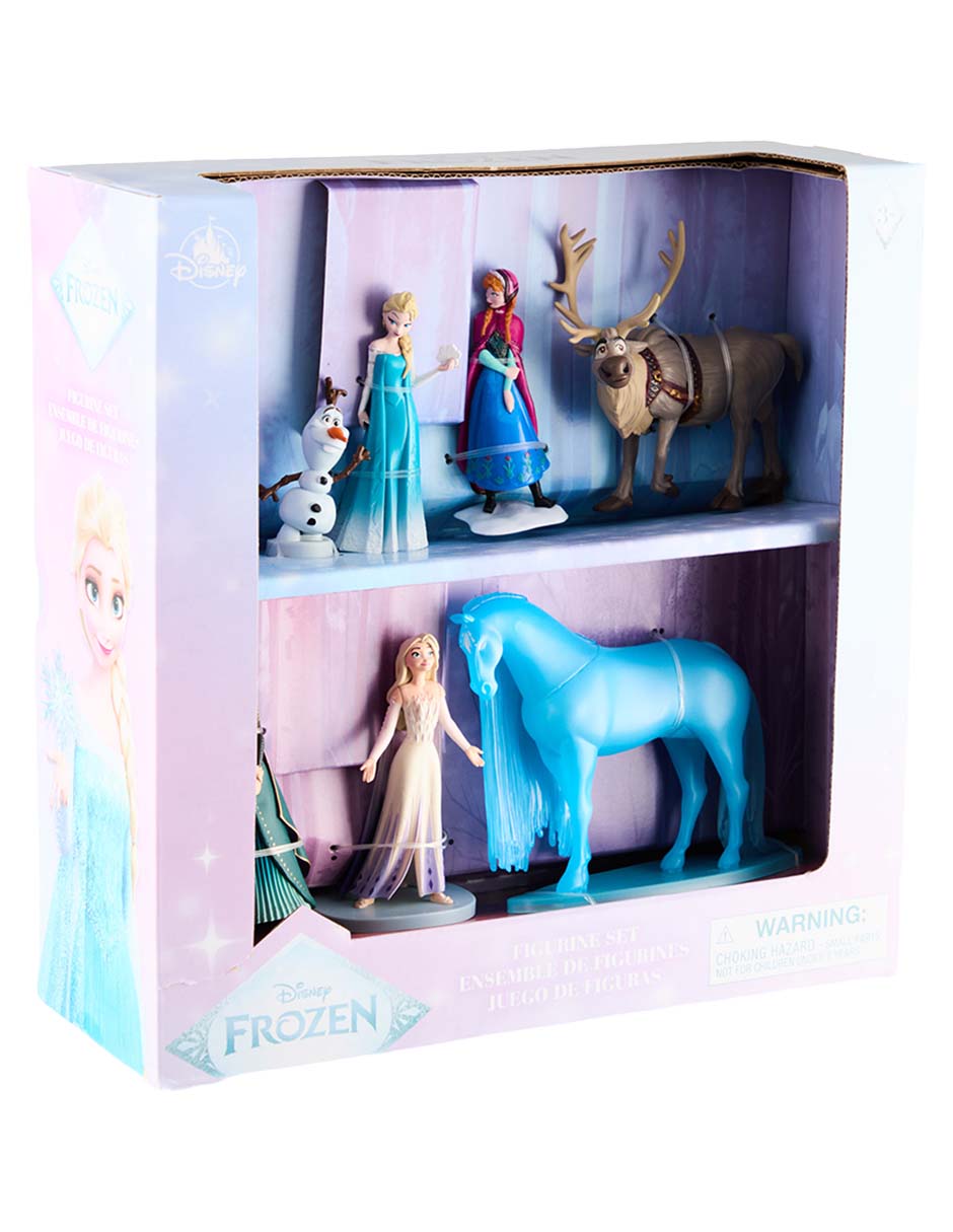 Set figuras Disney Kristoff, Olaf, Elsa, Anna, Sven, Reina Anna, Elsa La Reina De Nieve y Nokk
