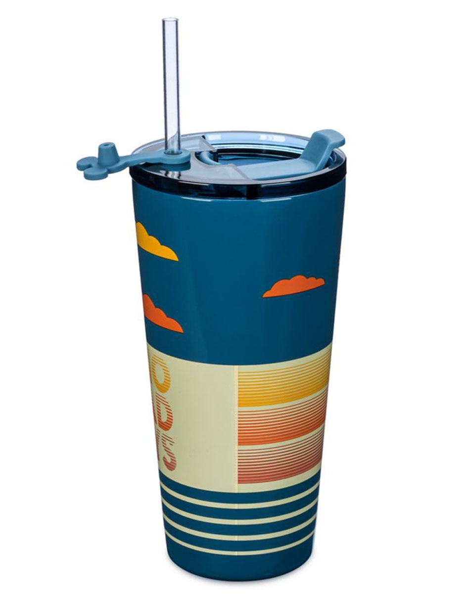 Tumbler de acero inoxidable Stitch con tapa rosca 10
