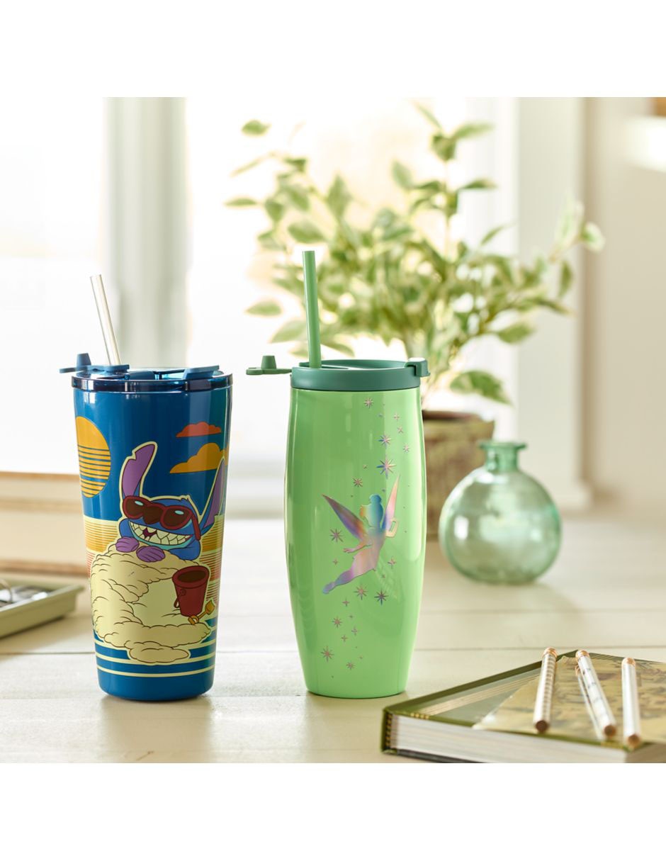 Tumbler de acero inoxidable Stitch con tapa rosca 13