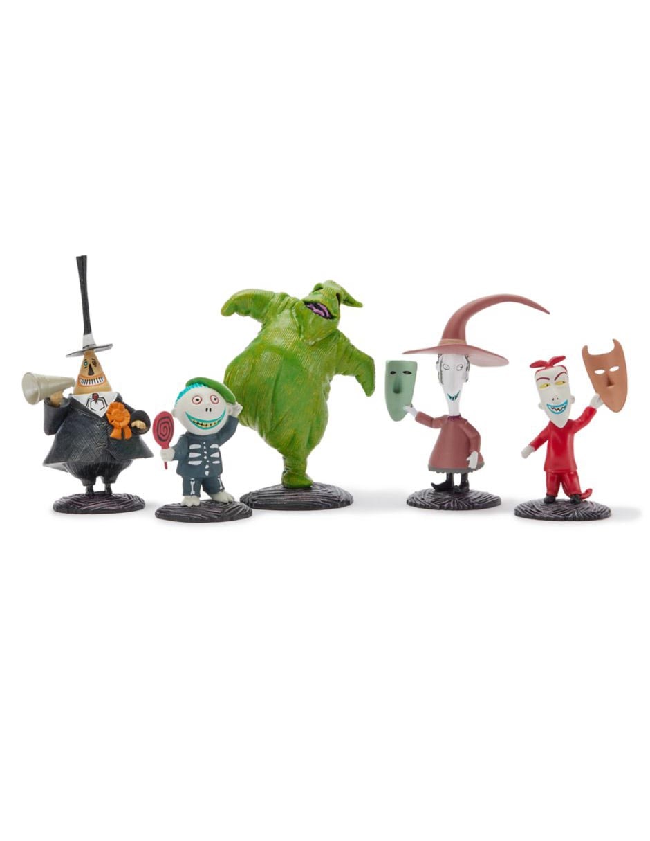 Set figuras The Nightmare Before Christmas Jack Skellington, Sally, Zero, Alcalde, Barrel, Oogie Boogie, Shock y Lock 3