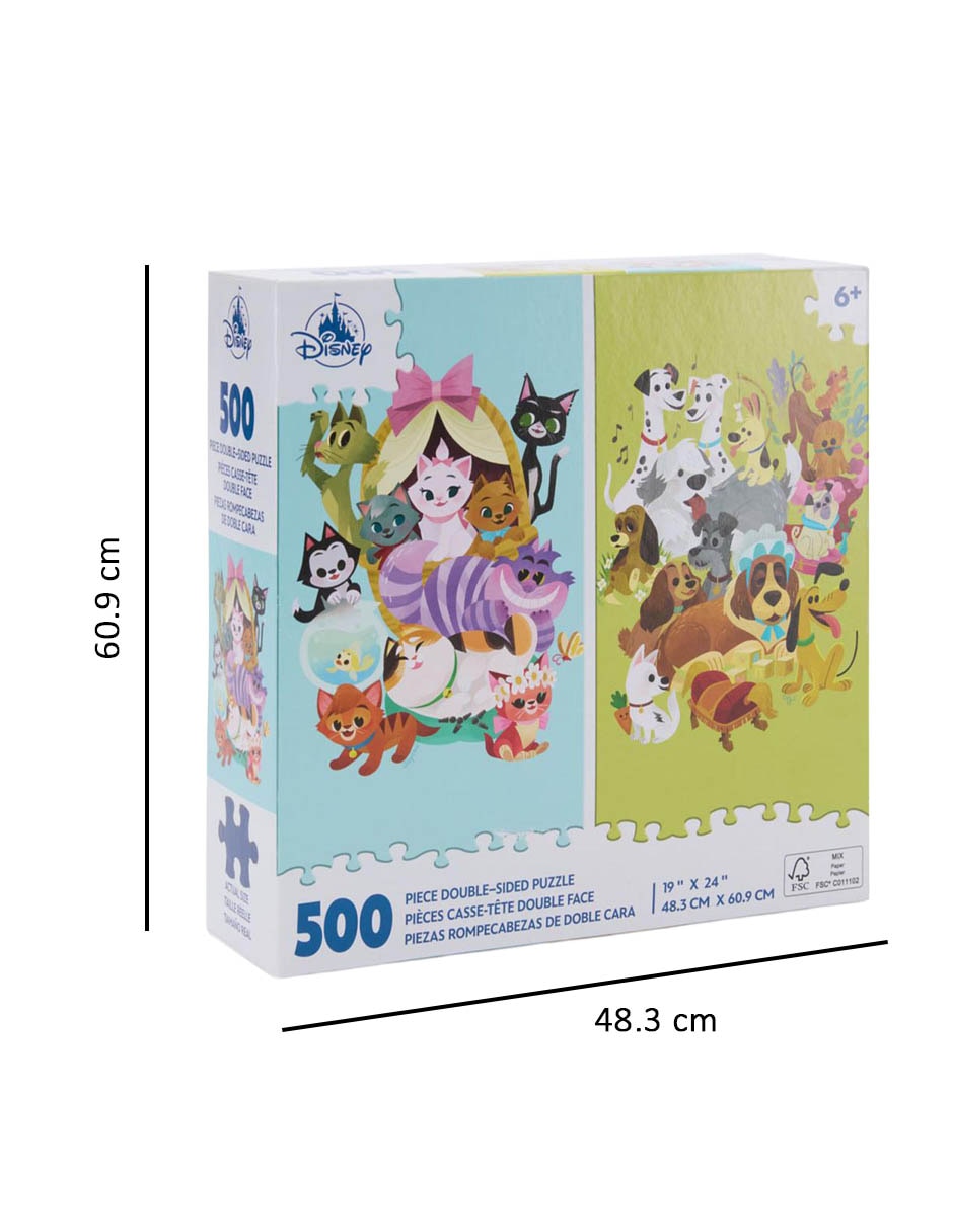 Rompecabezas de doble cara Disney 500 piezas