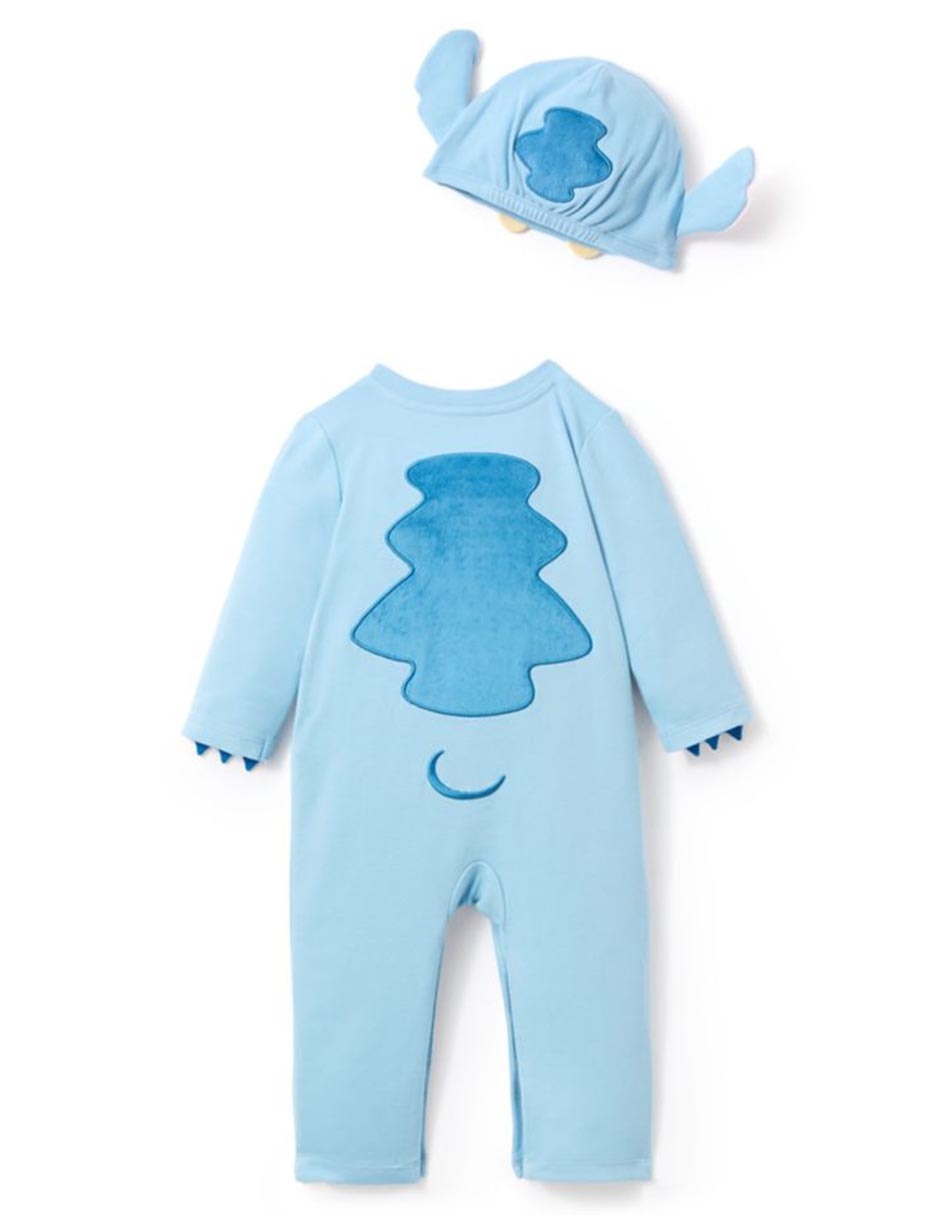 Set pañalero con gorro Lilo & Stitch de algodón