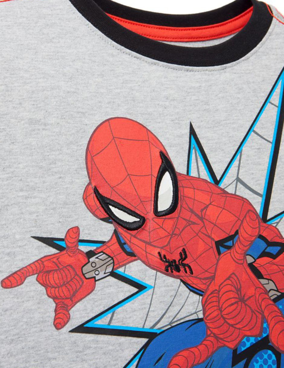 Playera spiderman manga corta para niño 4