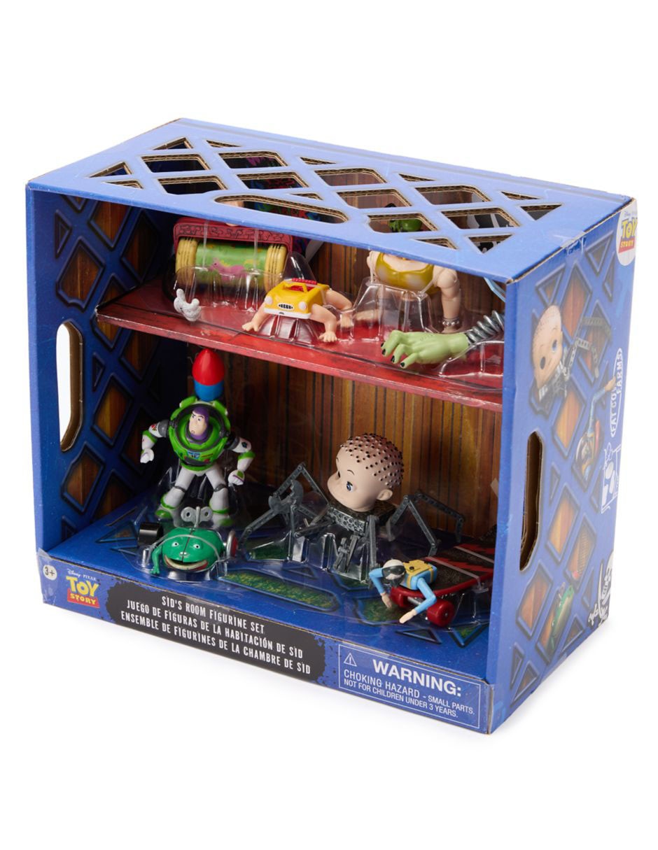 Set figuras Ducky, Roller Bob, Roller Bob, Buzz Lightyear, Crawling car, Wind-up frog y Jack-in-the-Box