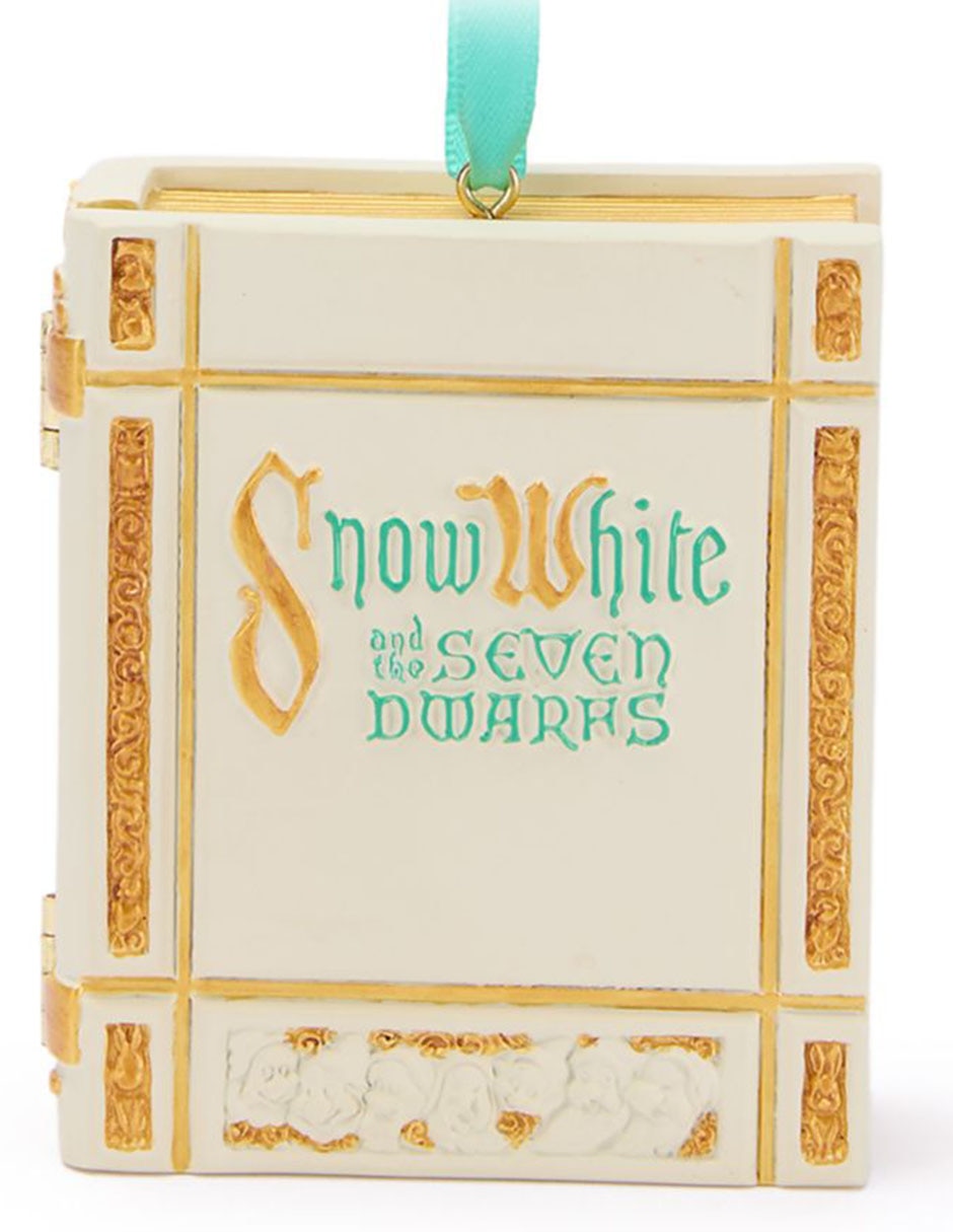Ornamento navideño libro Blancanieves Blanca Nieves