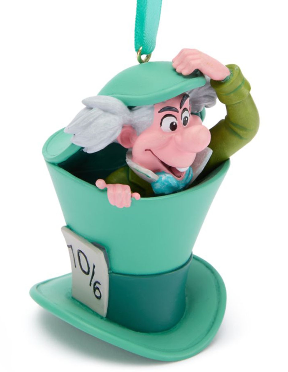 Ornamento navideño Alice In Wonderland Sombrerero Loco