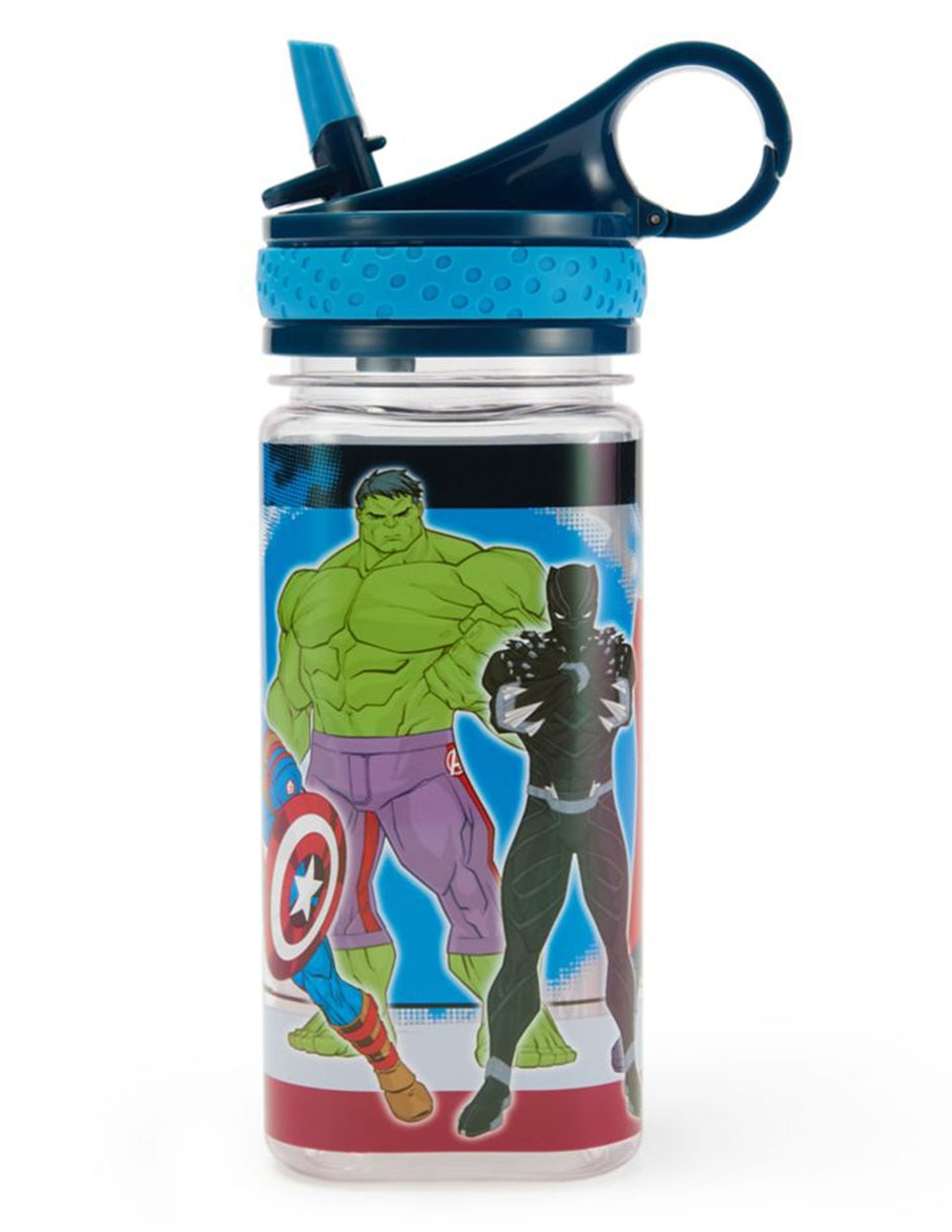 Botella de agua The Avengers Marvel con tapa rosca 500 ml