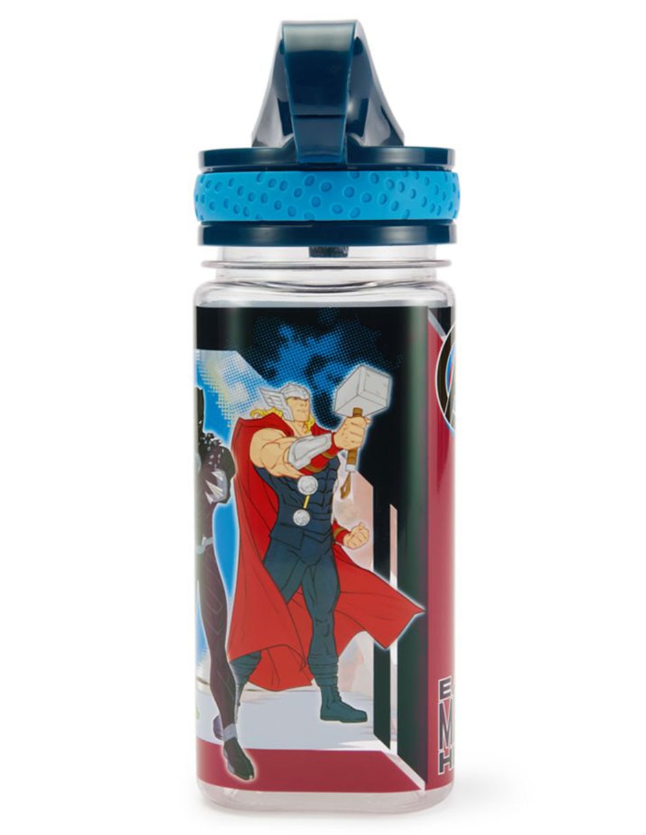 Botella de agua The Avengers Marvel con tapa rosca 500 ml
