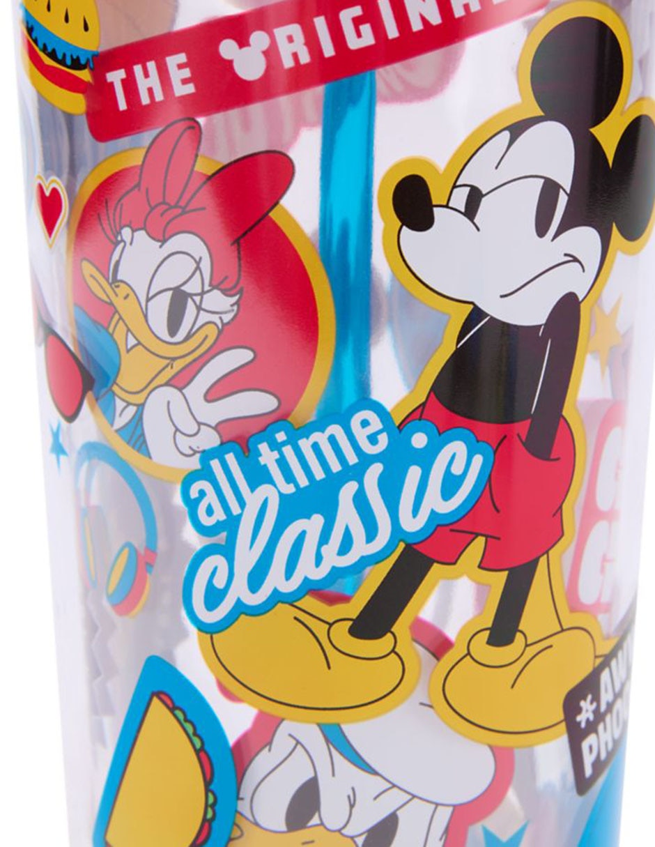 Vaso con tapa y popote Mickey And Friends Disney