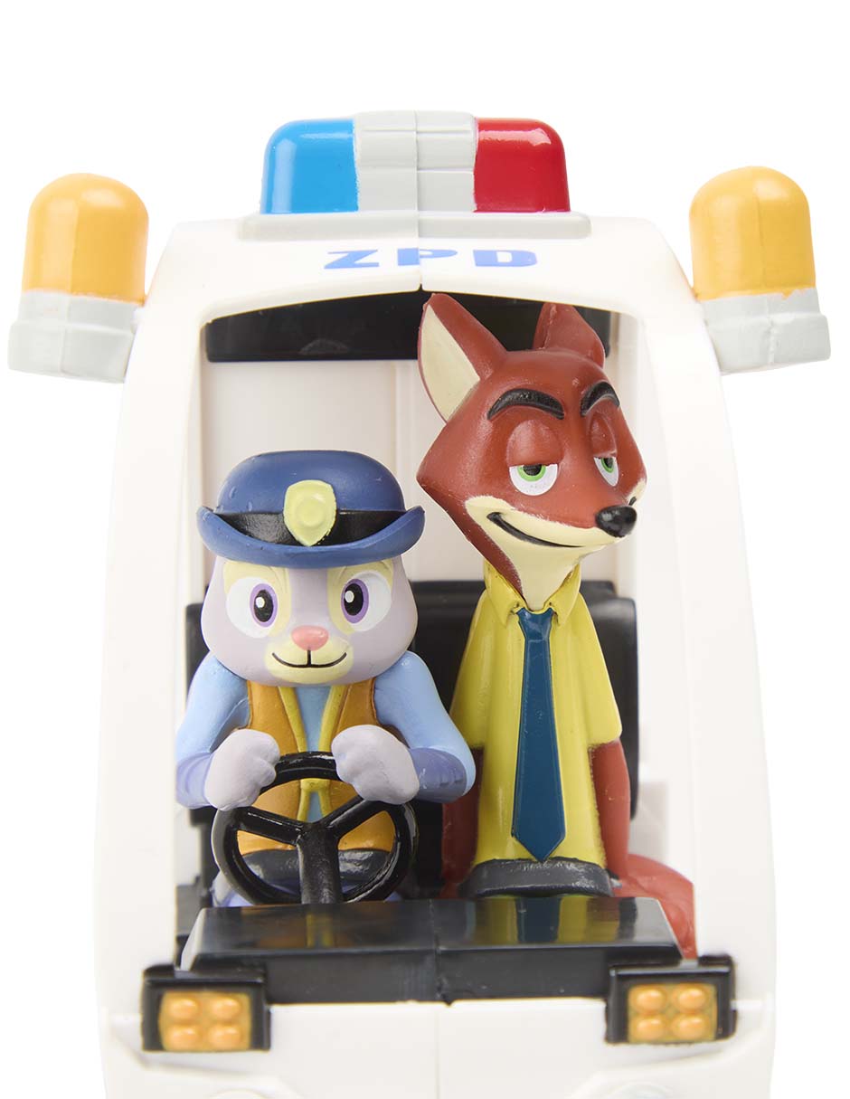 Camioneta policía Zootopia Nick Wilde y Judy Hopps