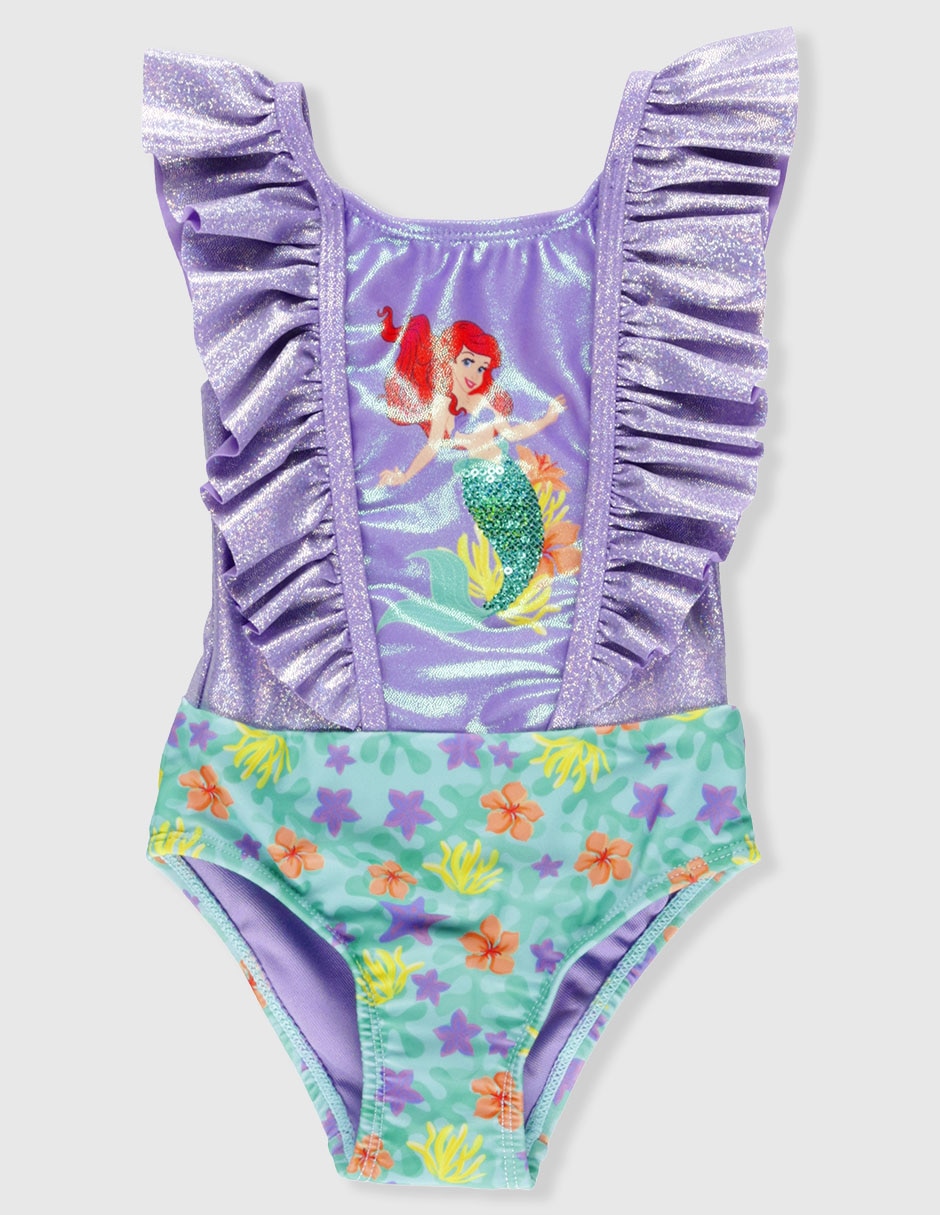 Traje de baño completo Ariel para niña Traje de baño completo Ariel para niña