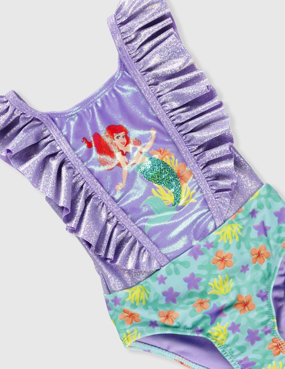 Traje de baño completo Ariel para niña 2