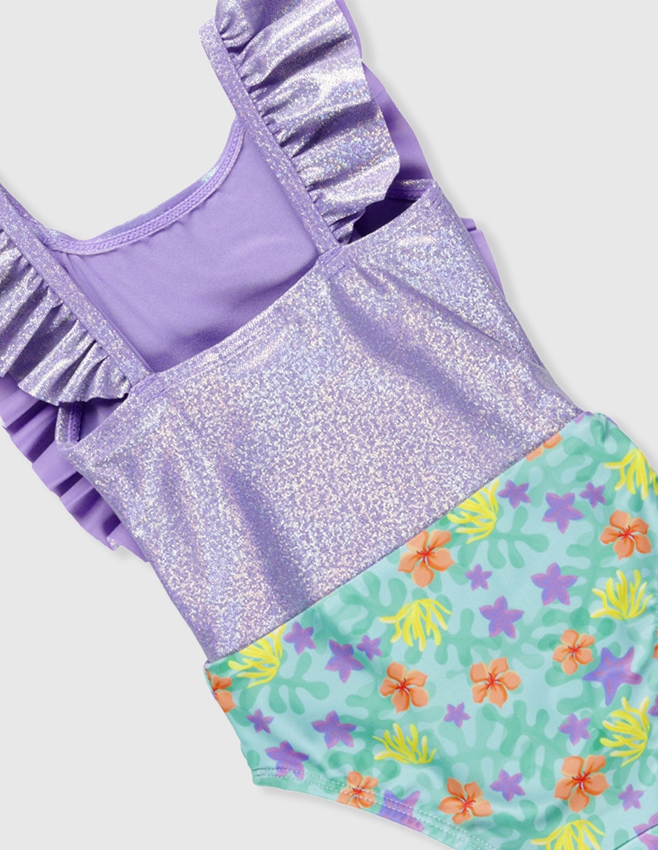 Traje de baño completo Ariel para niña 4