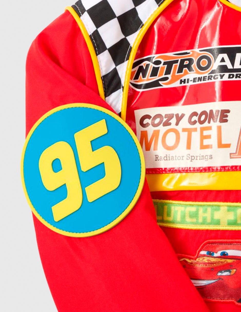 Disfraz de rayo mcqueen para niño 3