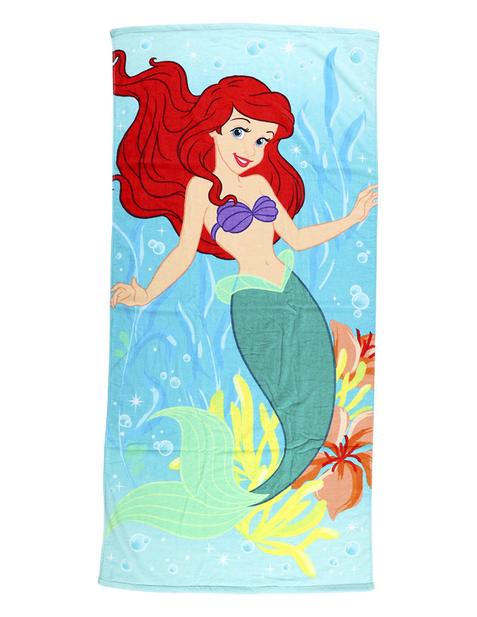 Toalla para baño Disney Ariel de algodón 1