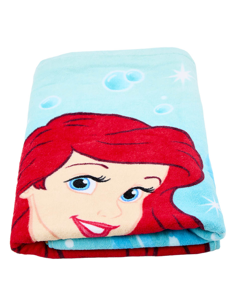 Toalla para baño Disney Ariel de algodón 5