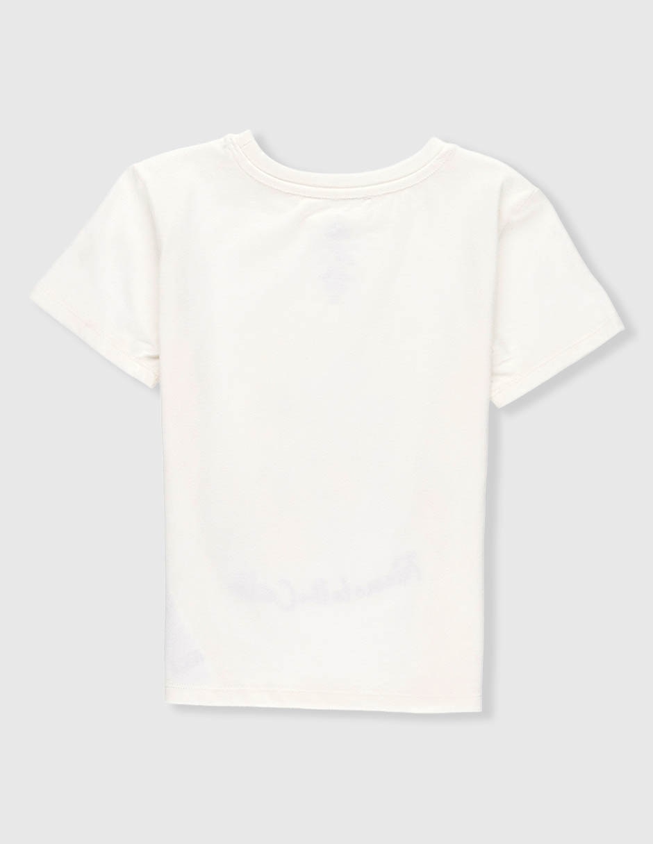 Playera manga corta para niña