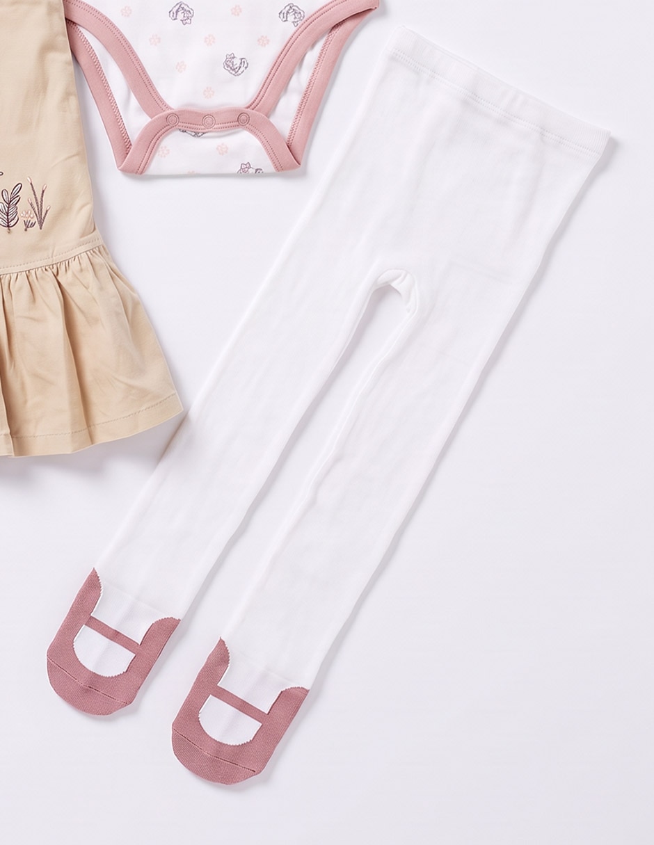 Conjunto de algodón para bebé niña 2