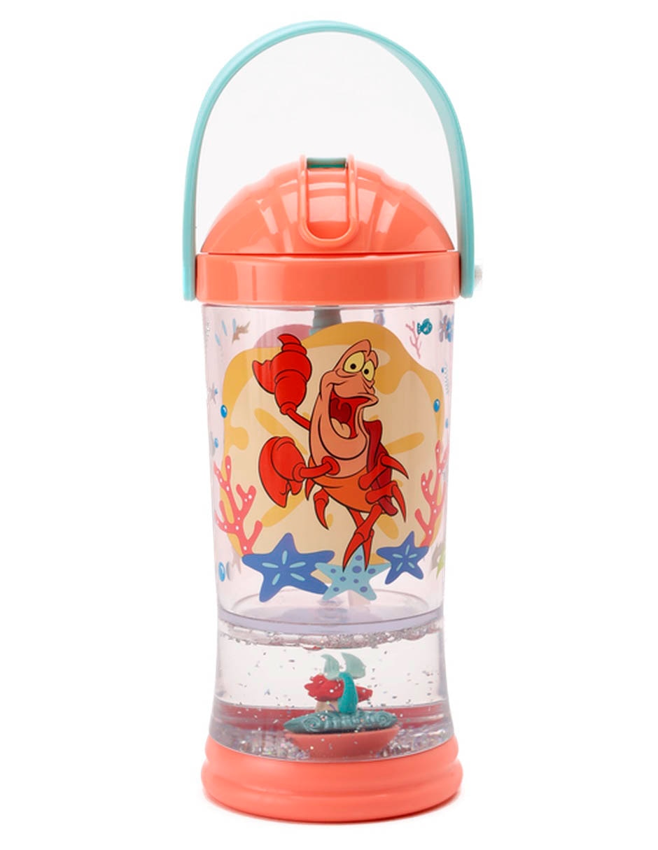 Botella de agua con tapa push pull 296 ml 2