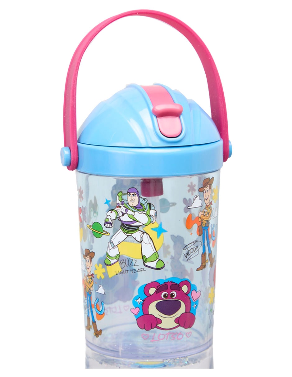 Botella de agua Toy Story de plástico con tapa push pull 769 ml
