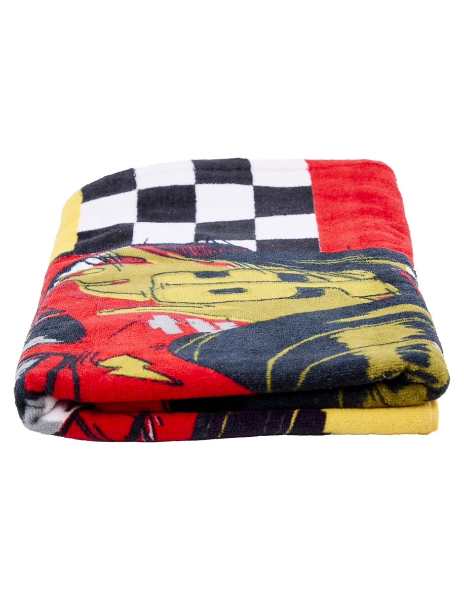 Toalla para baño Cars Disney Rayo McQueen de algodón