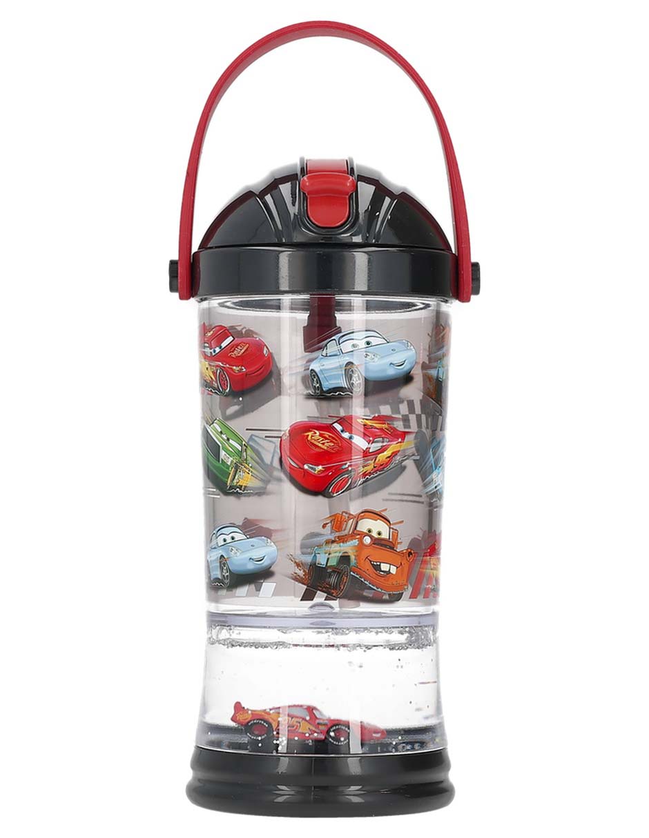 Botella de agua de plástico con tapa push pull 296 ml 1