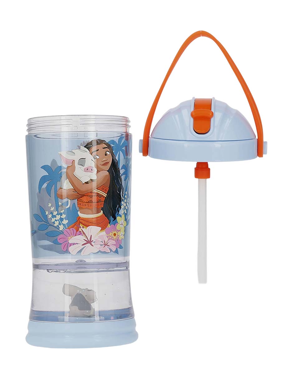 Botella de agua de plástico con tapa push pull 296 ml 9
