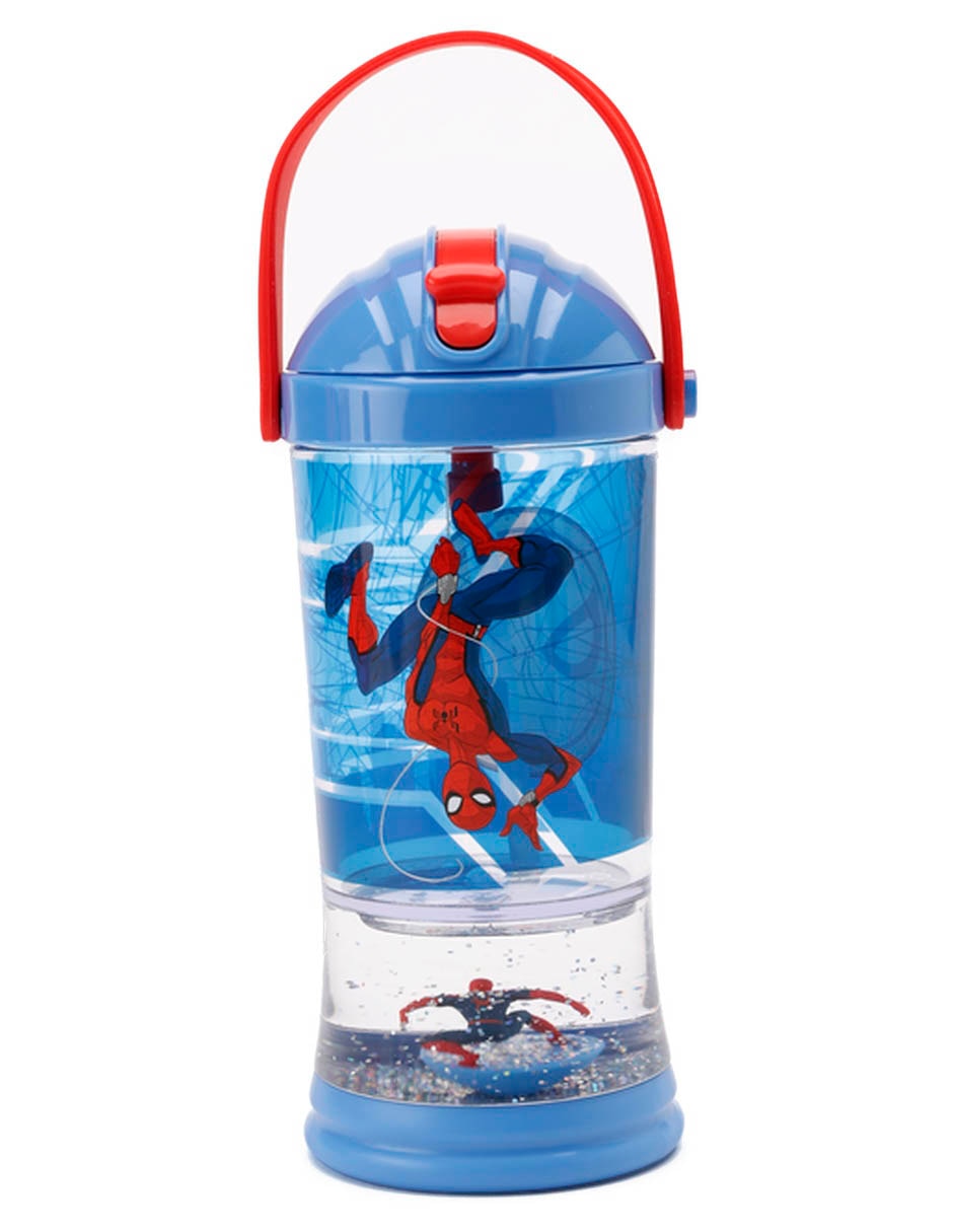 Botella de agua de plástico con tapa push pull 296 ml 1