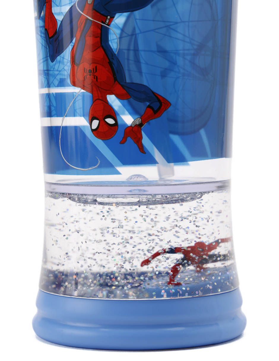 Botella de agua de plástico con tapa push pull 296 ml 7