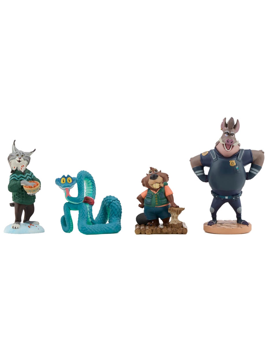 Set figuras acción Zootopia 2 Zootopia