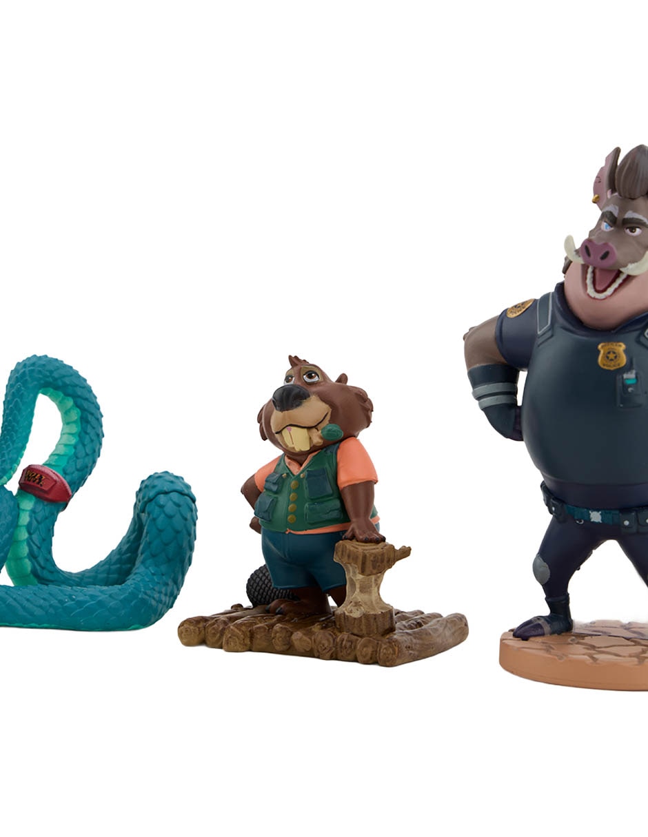 Set figuras acción Zootopia 2 Zootopia