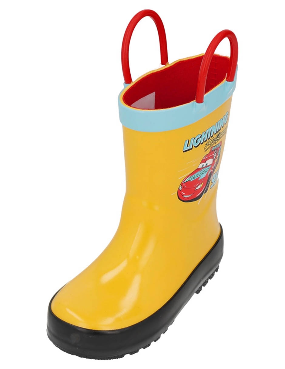 Bota de lluvia Cars Lightning McQueen para niño