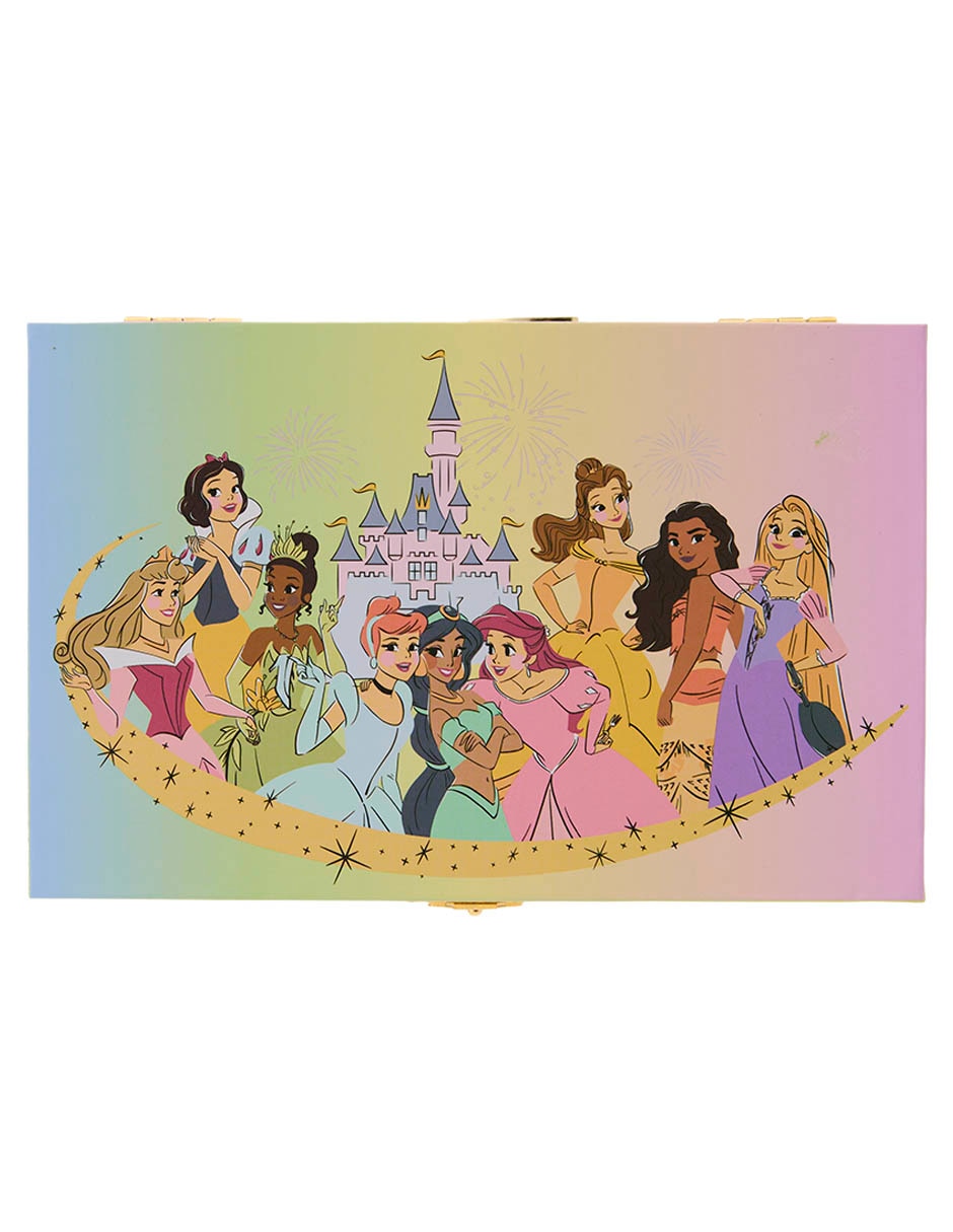 Alhajero cofre Princesas Disney incluye espejo con cerradura