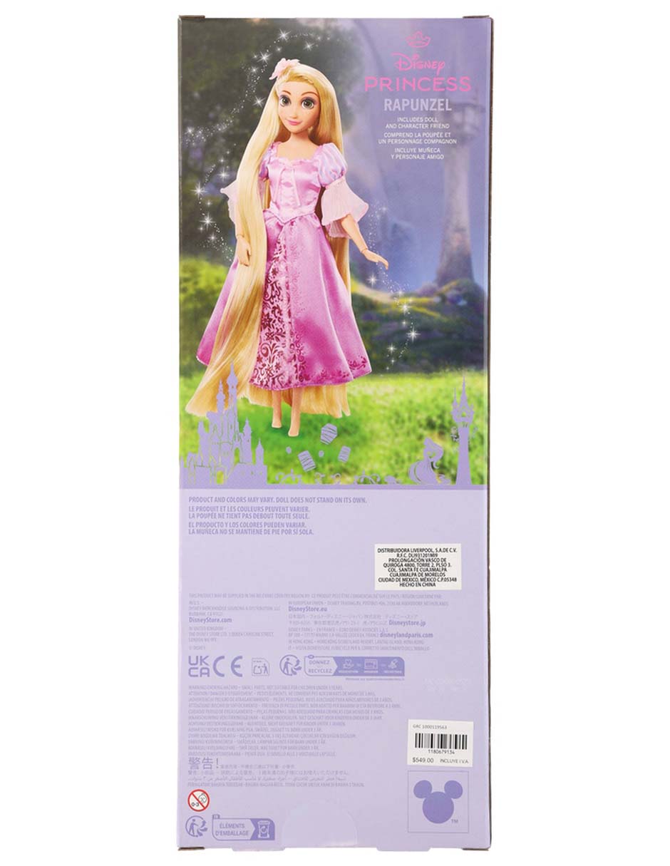 Muñeca clasica Enredados Rapunzel