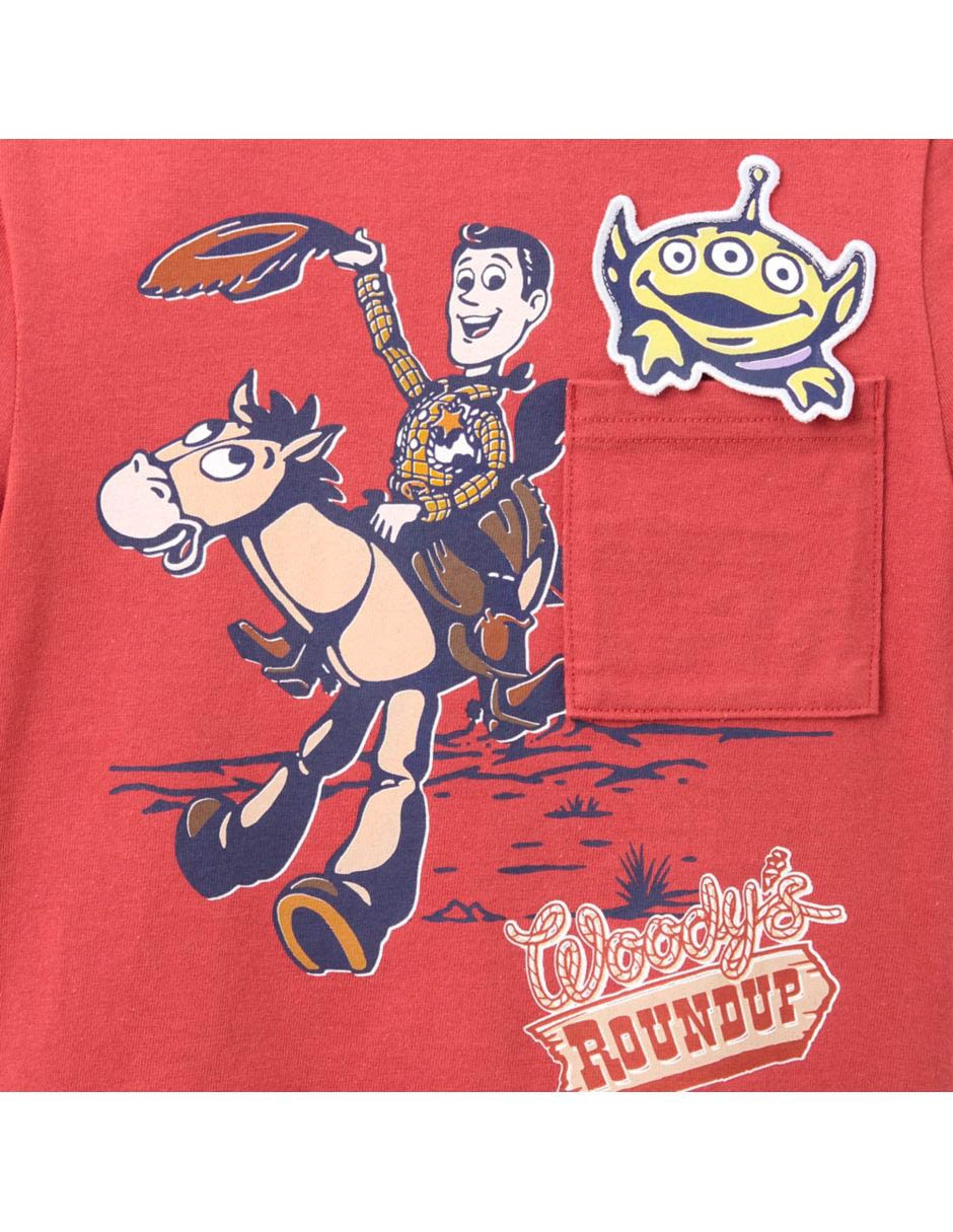 Playera Woody y Tiro al blanco manga corta para niño 2