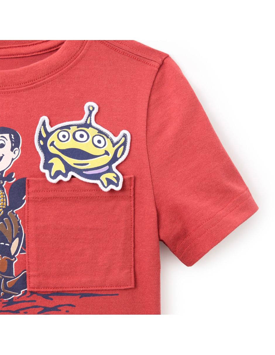 Playera Woody y Tiro al blanco manga corta para niño 3